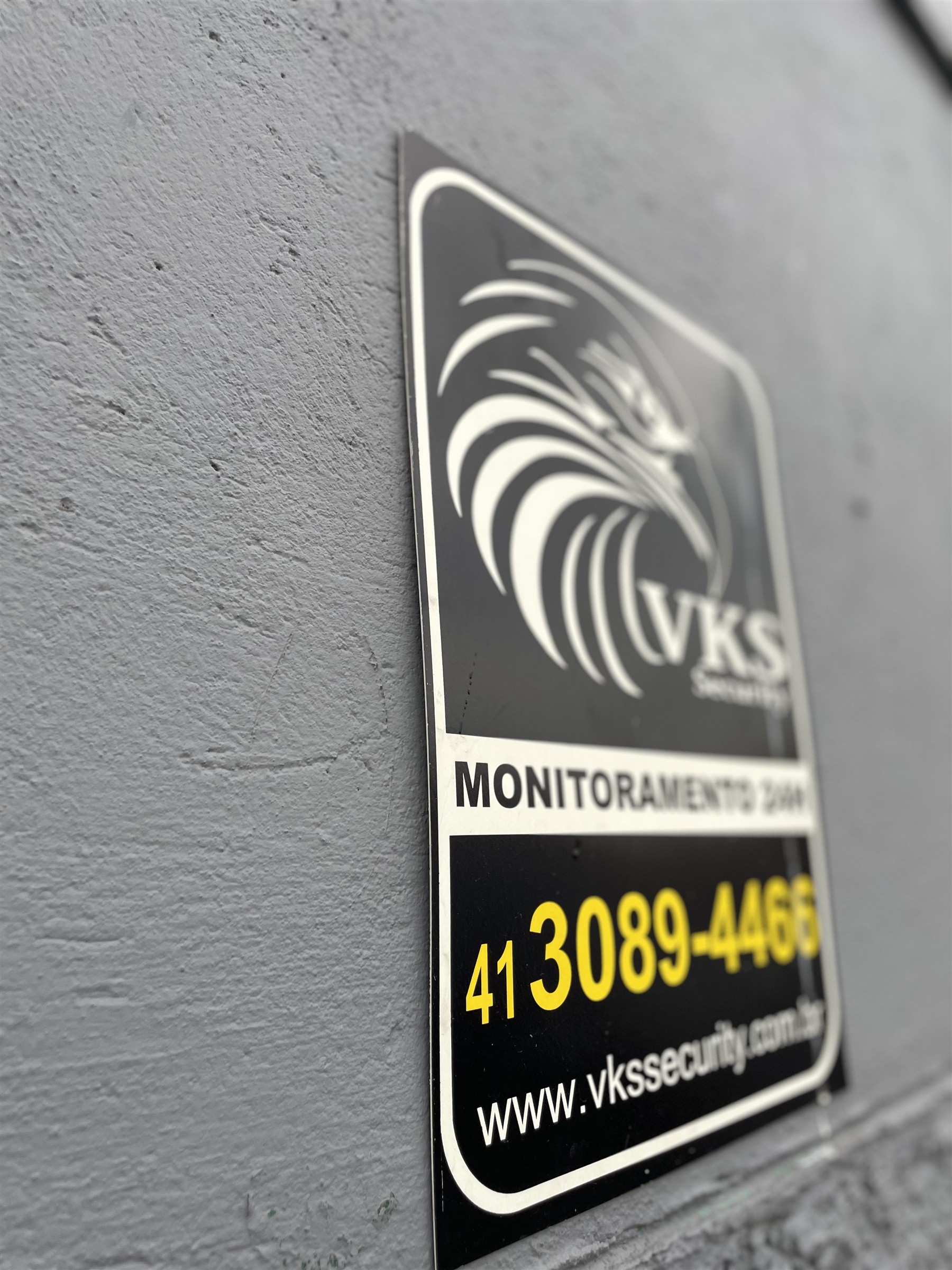 Identificação de imóvel monitorado pela VKS Security